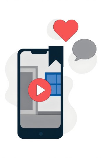 Instagram-аккаунты недвижимости, которые ведёт Art-Sites — Reels и вовлечённость